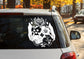 SUPER PACK 10 X Tonga Coat of Arms White Large Vinyl Stickers  500 x 460mm