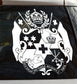 SUPER PACK 10 X Tonga Coat of Arms White Large Vinyl Stickers  500 x 460mm