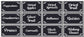 132 Black Vinyl Rectangle Pantry Labels Leaves