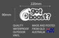 Got Boost White Decal Sticker 220 x 90mm