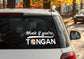 Honk If Your Tongan Car Sticker 250 x 120mm