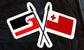 Tonga and Maori Combined Flags Vinyl Sticker