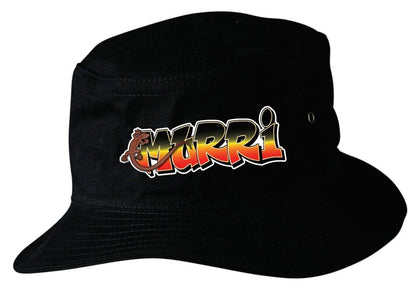 Aboriginal Murri Lizard  Soft Cotton Bucket Hat.