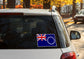 Cook Island Flag 15 Stars Vinyl Waterproof Car Sticker 15 x 10cm or 30 x 20cm