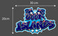 Cook Islands Vinyl Waterproof Car Sticker 15 x 10cm or 30 x 20cm