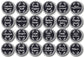 120 Black Vinyl Spice Labels Leaves