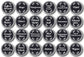 120 Black Vinyl Spice Labels Leaves