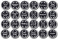 120 Black Vinyl Spice Labels Leaves