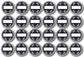 120 Black Vinyl Spice Labels Leaves