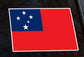 Samoan Flag Sticker 300 x 200mm