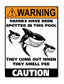 Man Cave Vinyl Sticker Sharks Have Been Spotted In This Pool 100 x 130mm